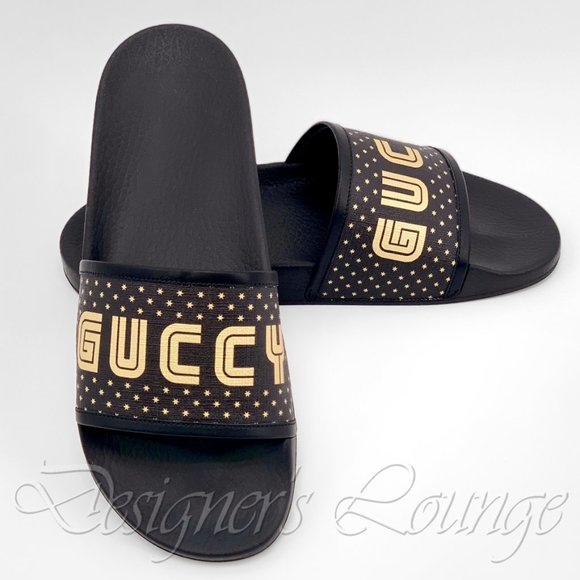 ⚡️SOLD! NIB GUCCI SEGA PURSUIT Slides Flip Flops - Picture 2 of 12